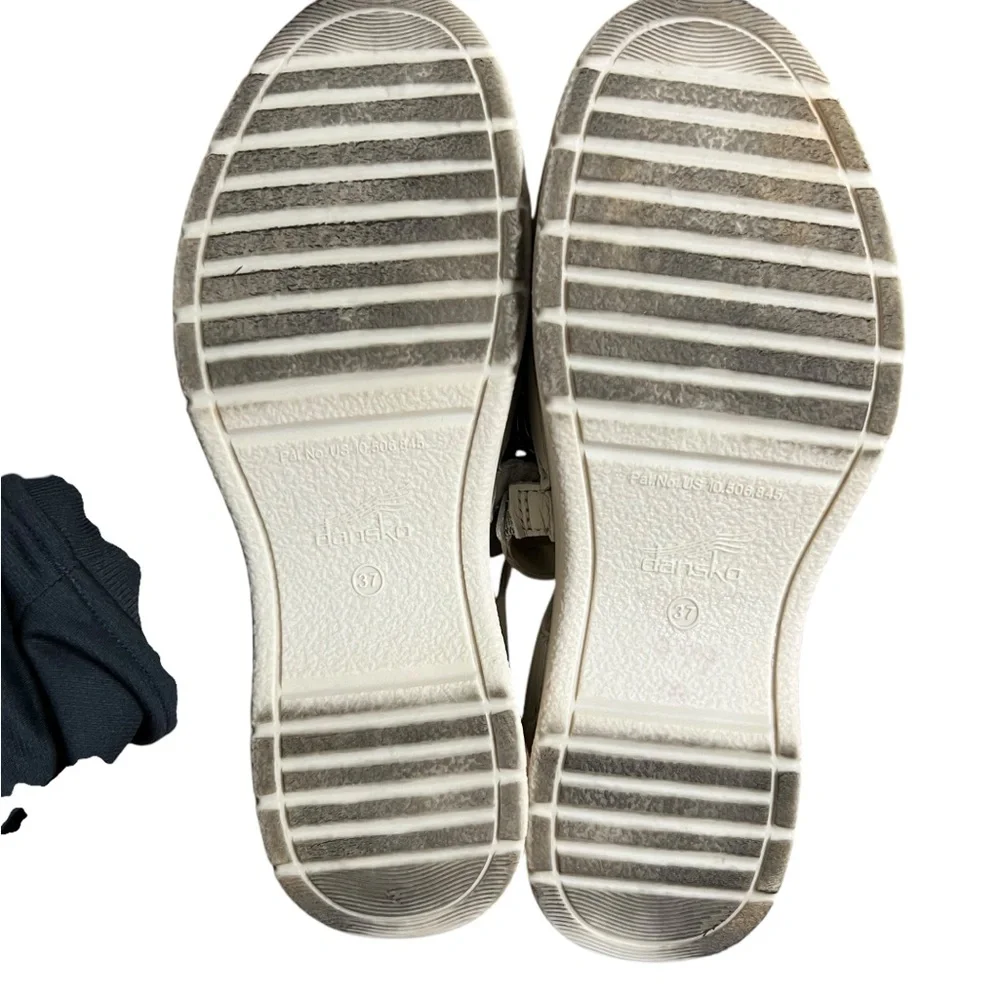 Dansko Womens Slip On Rissa Closed Toe Shoe In Ivory 37 (6.5-7) - Picture 12 of 14